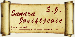 Sandra Josifljević vizit kartica